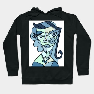 portrait cubism Hoodie